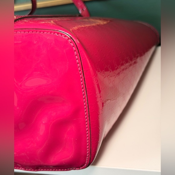 Gucci Micro guccissima hot pink patent leather - Picture 13 of 14